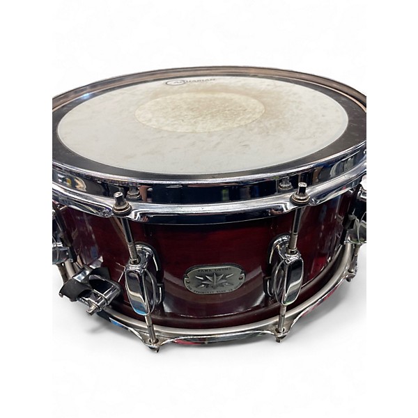 Used TAMA 6.5X14 ARTWOOD BIRCH RED MAHOGANY Drum