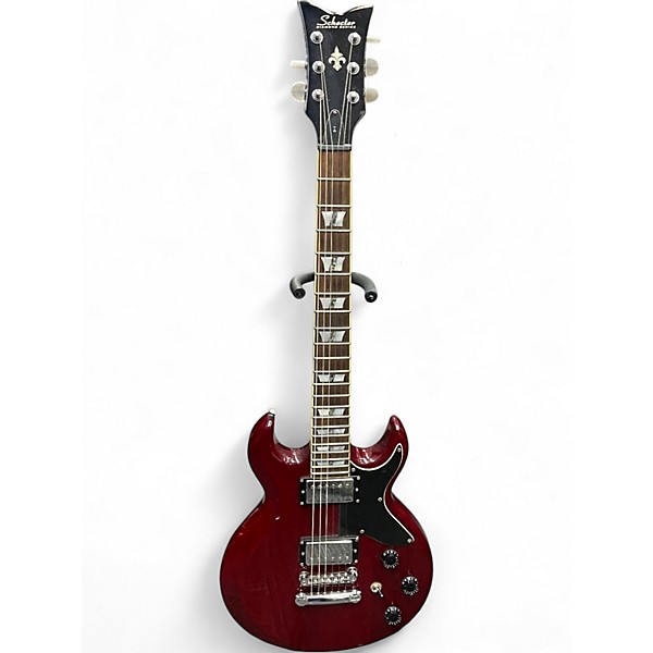 Used Schecter Guitar Research S-1 Red Solid Body Electric Guitar