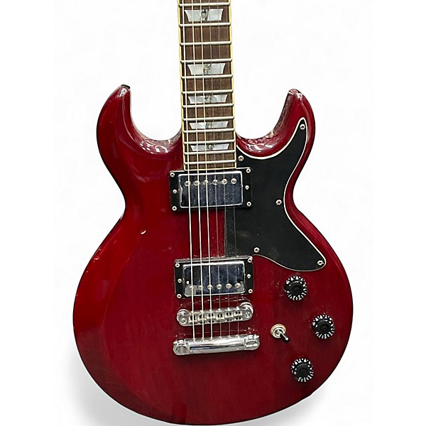 Used Schecter Guitar Research S-1 Red Solid Body Electric Guitar