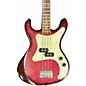 Used Danelectro Danoblaster Rumor Red Sparkle Burst Electric Bass Guitar