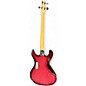 Used Danelectro Danoblaster Rumor Red Sparkle Burst Electric Bass Guitar