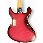 Used Danelectro Danoblaster Rumor Red Sparkle Burst Electric Bass Guitar