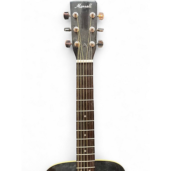 Used Morrell Music Resonator Black Resonator Guitar