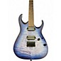 Used Ibanez RGA42FM TRANS BLUE SATIN Solid Body Electric Guitar