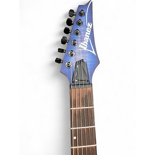 Used Ibanez RGA42FM TRANS BLUE SATIN Solid Body Electric Guitar