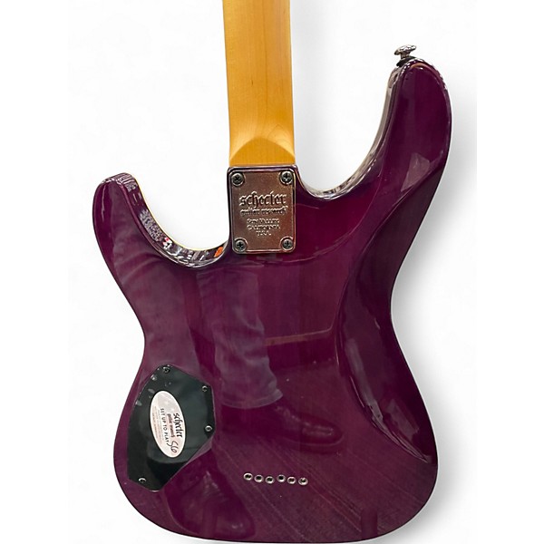 Used Schecter Guitar Research Omen Extreme 6 ELECTRIC MAGENTA Solid Body Electric Guitar