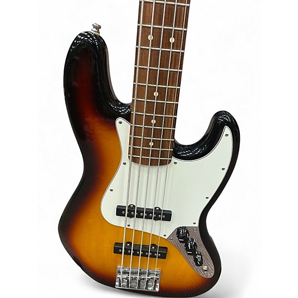 Used Fender Mexican Standard Jazz Bass 2 Tone Sunburst Electric Bass Guitar