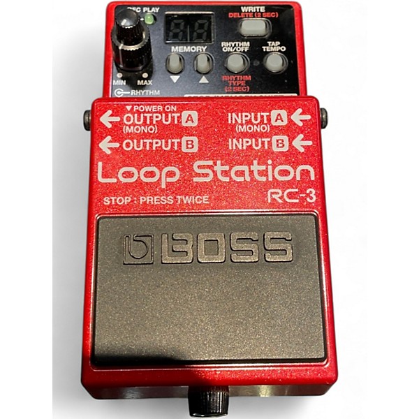 Used BOSS RC3 Loop Station Pedal