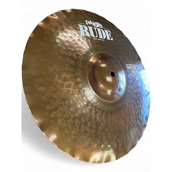 Used Paiste 14in Rude Sound Edge Hi Hat Bottom Cymbal