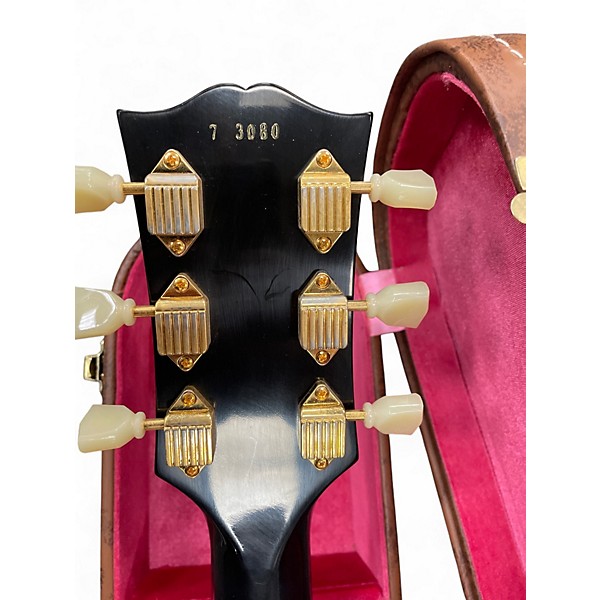 Used Gibson 1957 Reissue Les Paul Custom Black Beauty Black Solid Body Electric Guitar