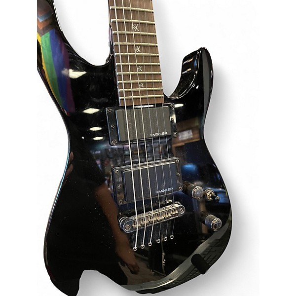 Used ESP KH JUNIOR Black Solid Body Electric Guitar