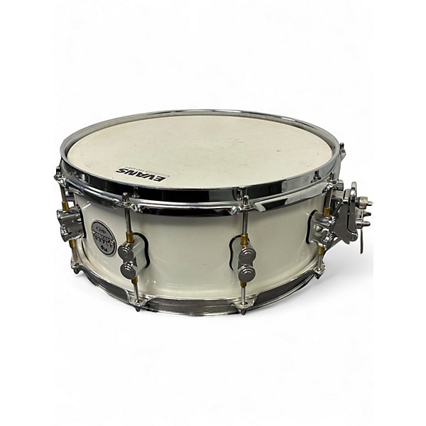 Used PDP by DW 14in Concept Series Snare Alpine White Drum