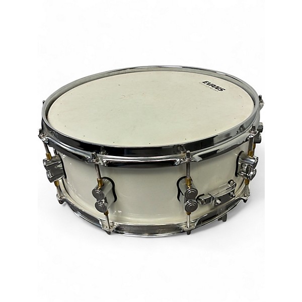 Used PDP by DW 14in Concept Series Snare Alpine White Drum