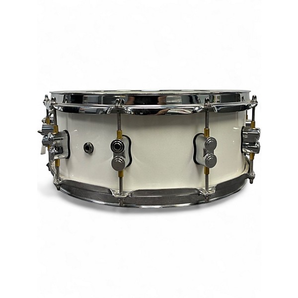 Used PDP by DW 14in Concept Series Snare Alpine White Drum