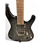 Used Ibanez S670QM S SERIES BLACK Solid Body Electric Guitar