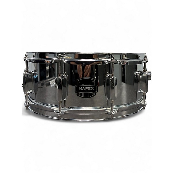 Used Mapex 14in STEEL SHELL SNARE Chrome Drum