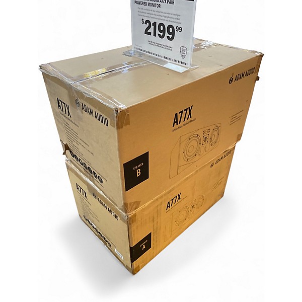 Used ADAM Audio A77X Pair Powered Monitor