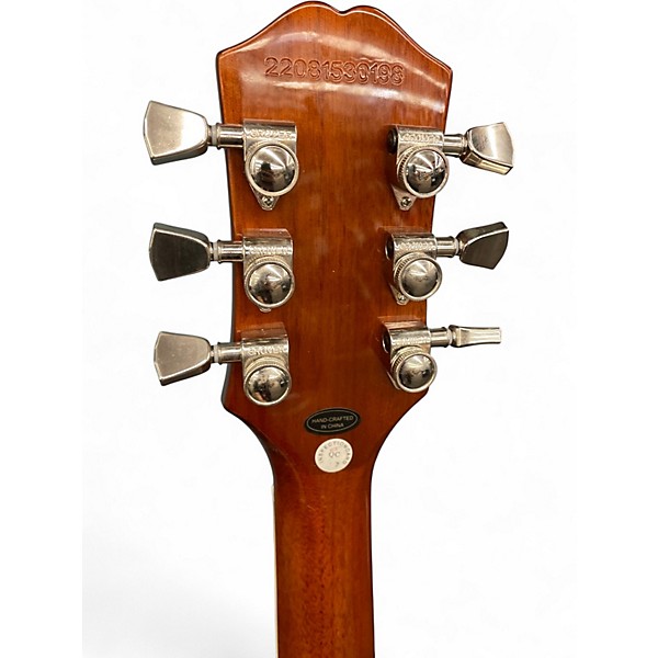 Used 2022 Epiphone Les Paul Standard 1950s Black Sparkle Solid Body Electric Guitar