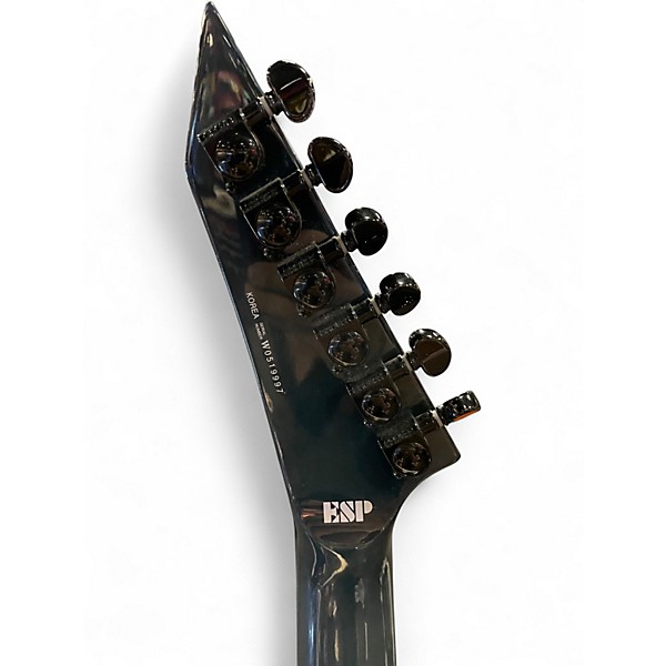 Used ESP LTD MH400 Trans Blue Solid Body Electric Guitar