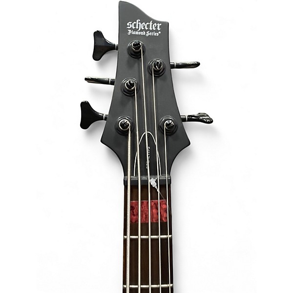 Used Schecter Guitar Research STEALTH5 Satin Black Electric Bass Guitar