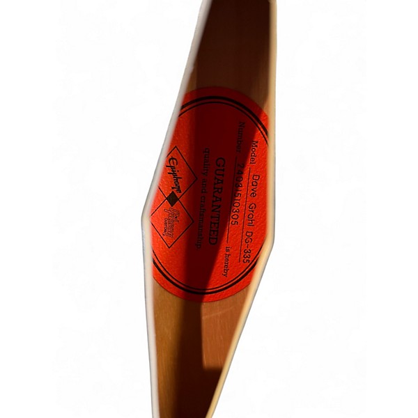 Used Epiphone DG 335 Pelham Blue Hollow Body Electric Guitar