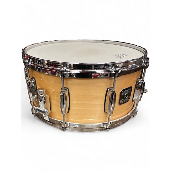Used Gretsch Drums 6.5X14 Full Range Snare Natural Drum