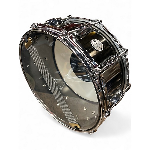 Used Gretsch Drums 6.5X14 Black Nickel black nickel Drum
