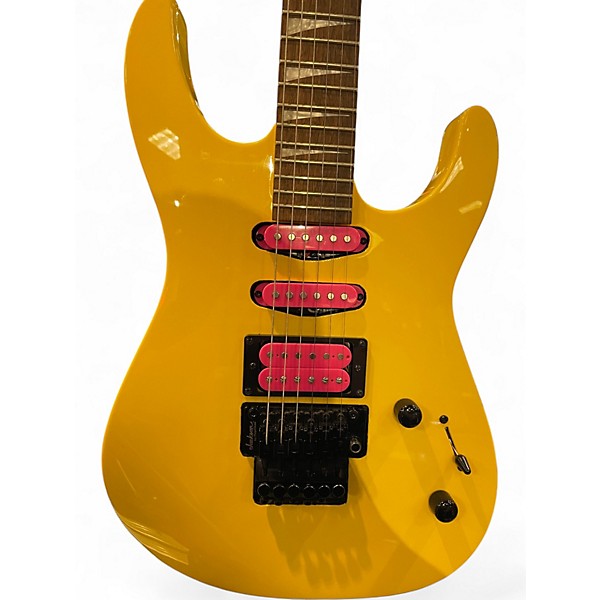 Used Jackson X Series Dinky DK3XR HSS Caution Yellow Solid Body Electric Guitar