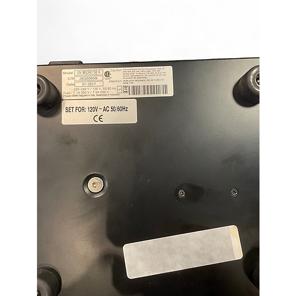 Used DV Mark MICRO 50 II Solid State Guitar Amp Head