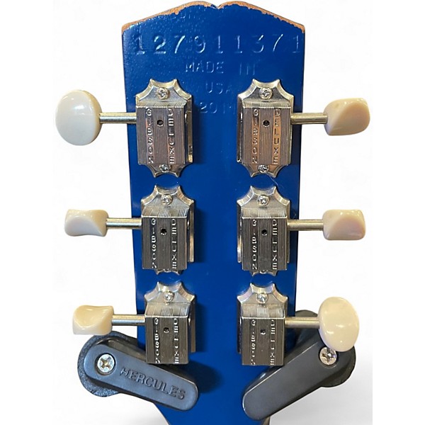 Used Gibson Les Paul Melody Maker Blue Solid Body Electric Guitar