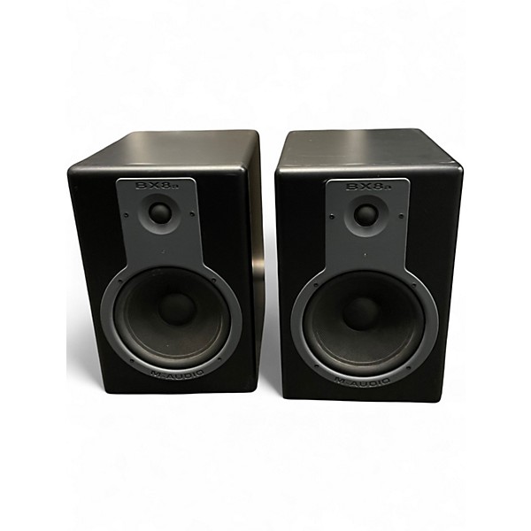 Used M-Audio BX8A Pair Powered Monitor