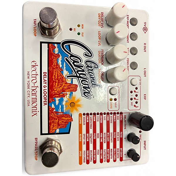 Used Electro-Harmonix Grand Canyon Delay and Looper Effect Pedal