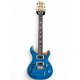 Used PRS Custom 24 Blue Solid Body Electric Guitar