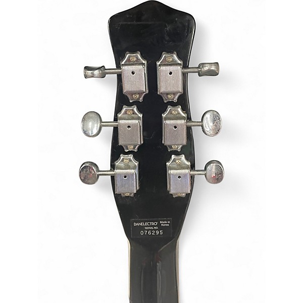 Used Danelectro '59M NOS+ Blue Sparkle Solid Body Electric Guitar