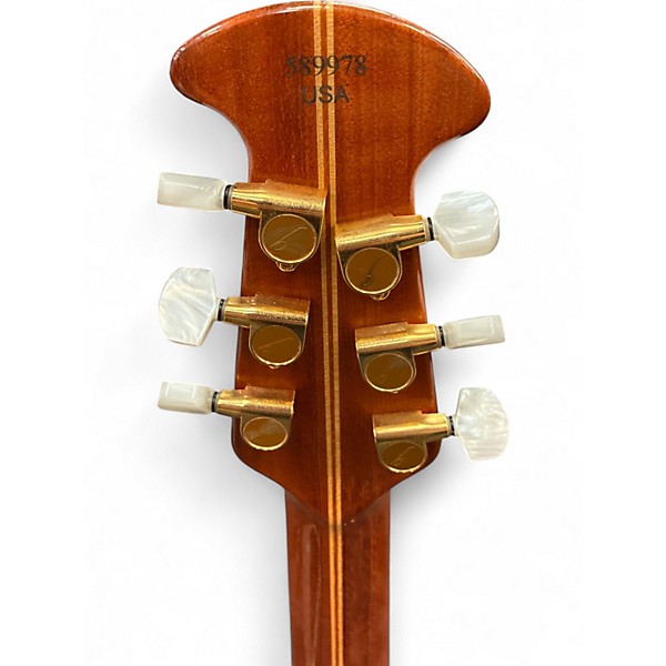 Used Ovation C778LX Cherry Sunburst Acoustic Electric Guitar