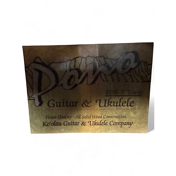 Used Pono RTSH-5 Tenor Cedar Ukulele