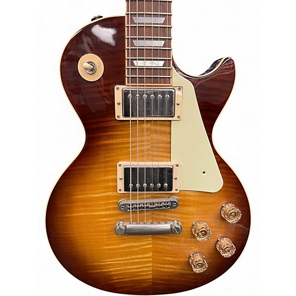 Used 2015 Gibson LES PAUL TRADITIONAL 100 ANNIVERSARY Honey Burst Solid Body Electric Guitar