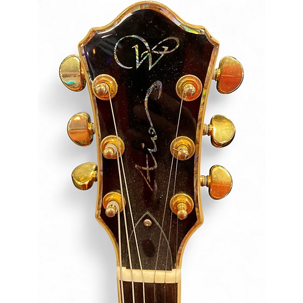 Used Aio Wolf WLP 750T Brown Sunburst Solid Body Electric Guitar