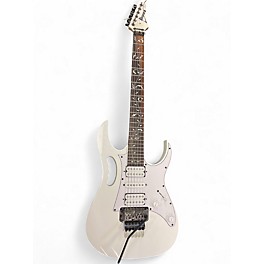 Used Ibanez JEMJR Alpine White Solid Body Electric Guitar