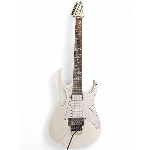 Used Ibanez JEMJR Alpine White Solid Body Electric Guitar