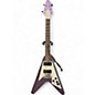 Used 2024 Epiphone Kirk Hammett 1979 Flying V PURPLE METALLIC Solid Body Electric Guitar thumbnail