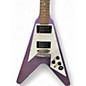 Used 2024 Epiphone Kirk Hammett 1979 Flying V PURPLE METALLIC Solid Body Electric Guitar