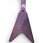 Used 2024 Epiphone Kirk Hammett 1979 Flying V PURPLE METALLIC Solid Body Electric Guitar
