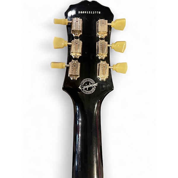 Used Epiphone Les Paul Studio Black Solid Body Electric Guitar