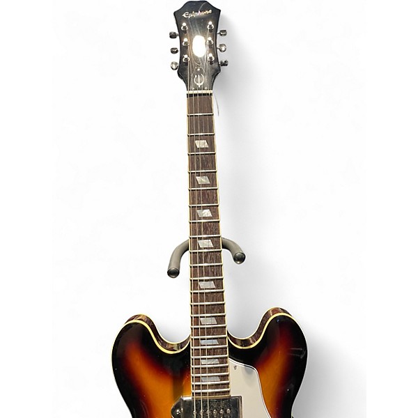 Used Epiphone Casino 3 Color Sunburst Hollow Body Electric Guitar
