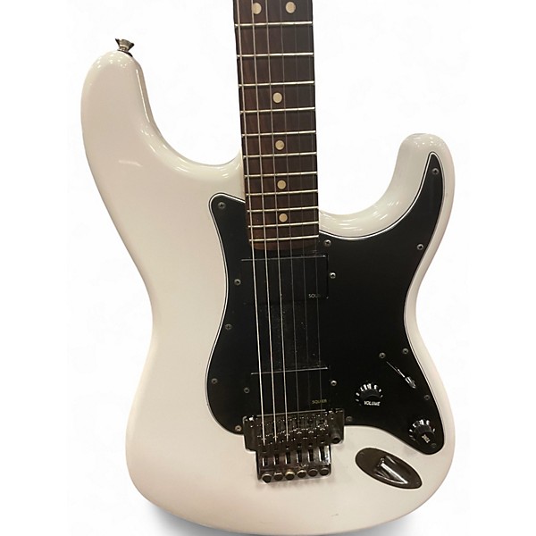 Used 2017 Squier Contemporary Active Stratocaster HH Alpine White Solid Body Electric Guitar