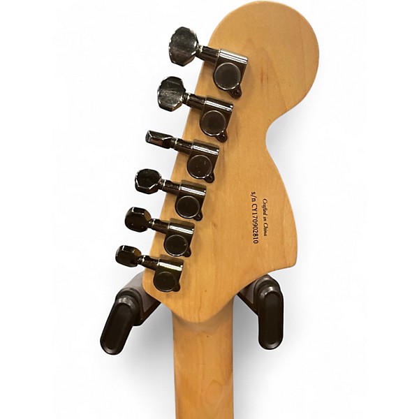 Used 2017 Squier Contemporary Active Stratocaster HH Alpine White Solid Body Electric Guitar