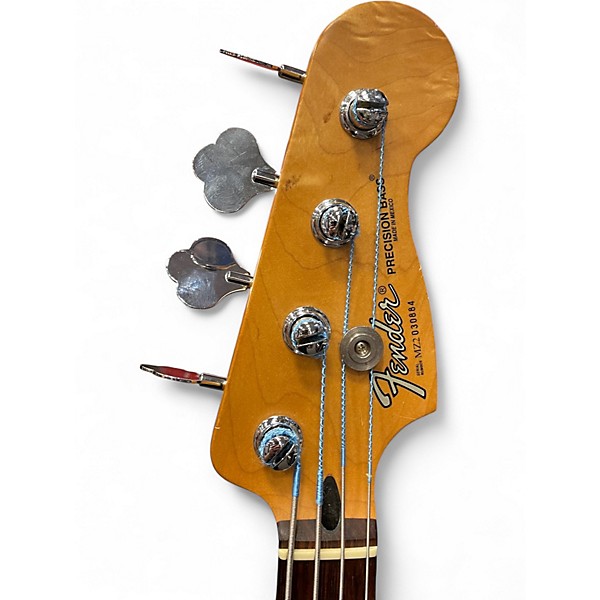 Used 2002 Fender Mark Hoppus Signature Jazz Bass Daphne Blue Electric Bass Guitar