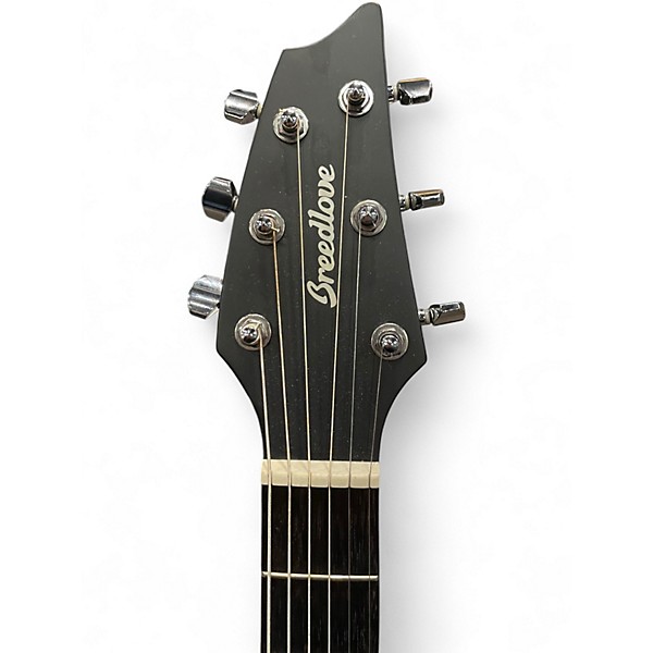 Used Breedlove Discovery Concert Cutaway Flat Blacks Acoustic Electric Guitar