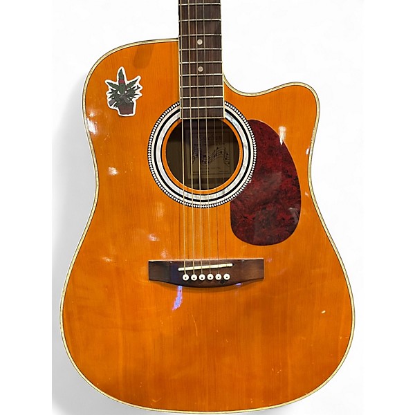 Used Esteban ALC-200 Natural Acoustic Electric Guitar